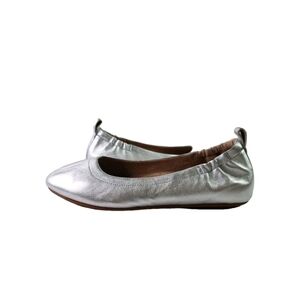Fitflop Silver Ballet Flats Womens Size 7.5
